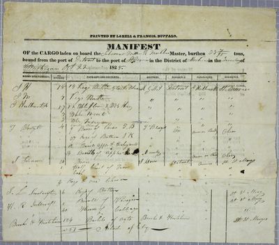 Milan, Manifest, 22 October 1828