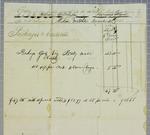 William Mitchell, Invoice, 11 November 1828