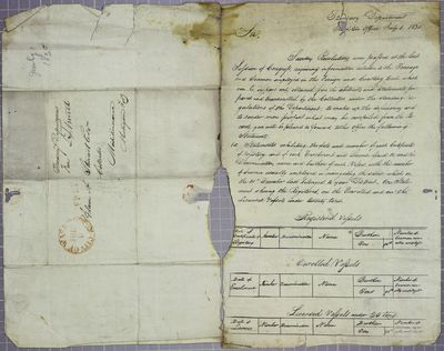 Treasury, Circular, 1 July 1830