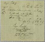 Invoice, Major Puthoff, 7 May 1818