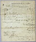 Invoice, John Dousman, 3 September 1818