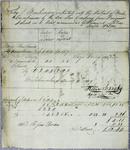 Invoice, boat, American Fur Company, 31 August 1819