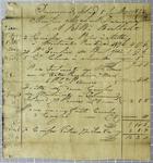 Berthelot, Invoice, 8 July 1822