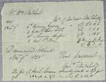 William Mitchell, Receipt, 9 November 1825