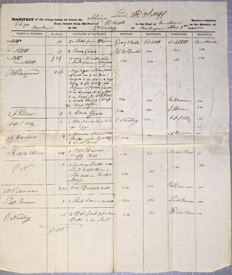 Lodi, Manifest, 8 April 1835