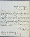 Treasury Department, letter, 2 September 1843