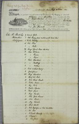 Swallow, Manifest, 11 September 1845