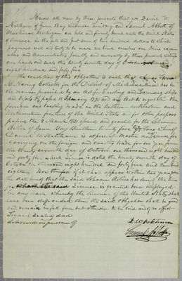 Active, License, 27 October 1845