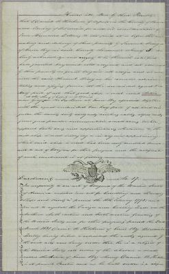 Active, Bill of Sale, 8 December 1845