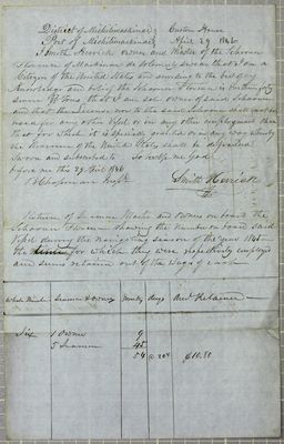 Florence, Oath, 29 April 1846