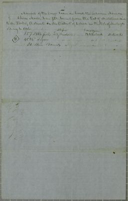 Merinda, Manifest, 6 May 1846