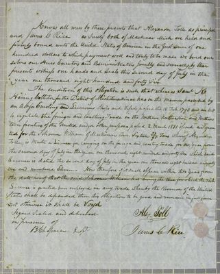 William, License, 2 July 1846