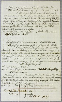 Jane, Oath, 18 August 1846