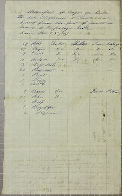 Chippewa, Manifest, 25 June 1847