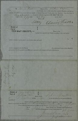 Spartan, Manifest, 22 June 1848