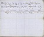 Manifest, schooner William C. Stephens, 16 July 1857