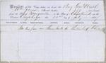 Manifest, brig General Worth, 22 July 1857