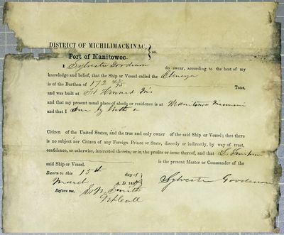 Ebenezer, Oath, 15 March 1864