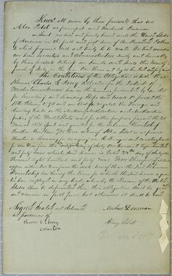 Friendship, Bond, 24 July 1849