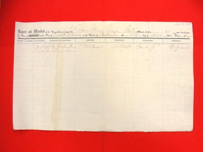 May Breeze, Manifest, 8 September 1854