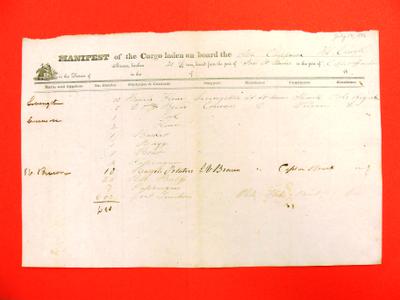 Chippewa, Manifest , 14 July 1846