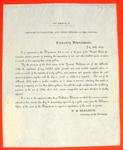 W. M. Meredith, Secretary of the Treasury, re importing gin in cases of less than 90 gallons, Circular, 26 July 1849