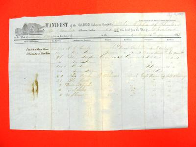 Alpha, Manifest, 13 August 1849