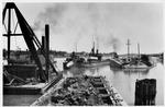 Dredge at Aqueduct on the Welland Canal