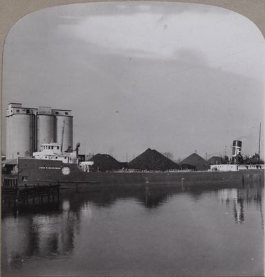 Freighter at Huron Cement Co. Docks