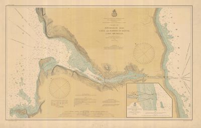 Sturgeon Bay, Canal and Harbor of Refuge, 1901