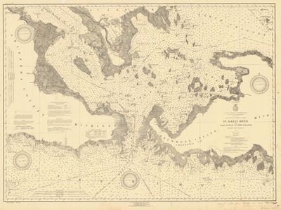 St. Marys River from Lake Huron to Twin Islands, 1925