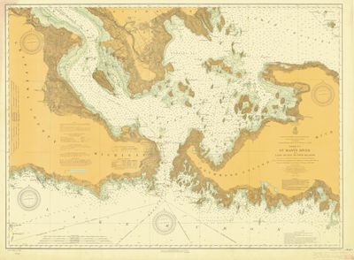 St. Marys River from Lake Huron to Twin Islands, 1913