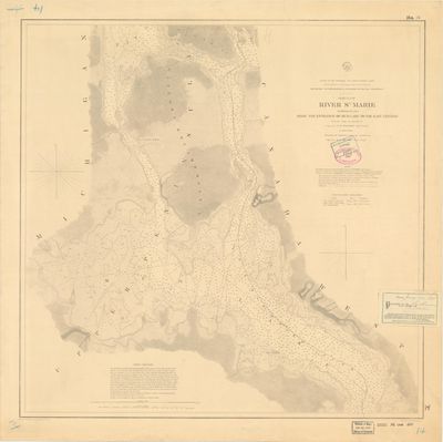 River Ste. Marie from Entrance of Mud Lake to the East Neebish, 1858