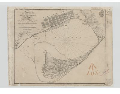 Plan of Toronto Harbour, Lake Ontario