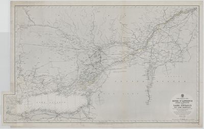 River St. Lawrence, Quebec to Kingston with Lake Ontario and Lake Champlain [1876, 1898]