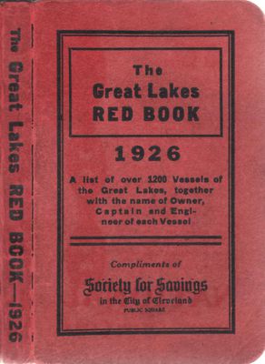 The Great Lakes Red Book, 1926