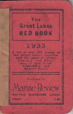 The Great Lakes Red Book, 1933