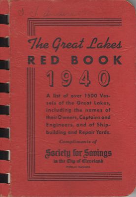 The Great Lakes Red Book, 1940