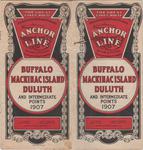 Anchor Line: Buffalo, Mackinac Island, Duluth and Intermediate Points, 1907