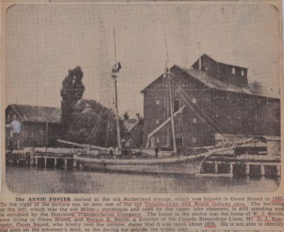 Calling Them Back Again -- Old Waterfront Picture: Schooner Days CLXXXII (183)