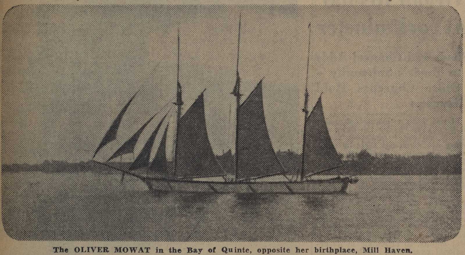 Mill Haven and The OLIVER MOWAT: Schooner Days CCXXXV (235): Maritime