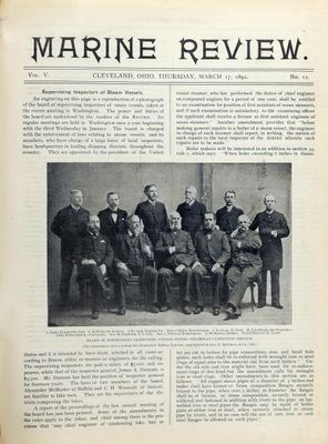 Marine Review (Cleveland, OH), 17 Mar 1892