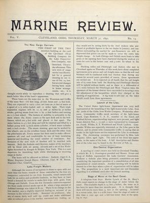 Marine Review (Cleveland, OH), 31 Mar 1892