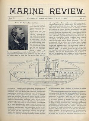 Marine Review (Cleveland, OH), 19 May 1892