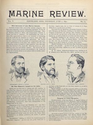 Marine Review (Cleveland, OH), 9 Jun 1892