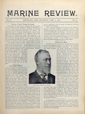 Marine Review (Cleveland, OH), 16 Jun 1892