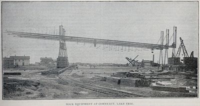 Dock Equipment at Conneaut, Lake Erie