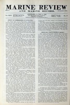 Marine Review (Cleveland, OH), 6 Nov 1902