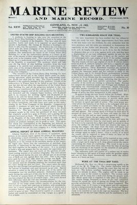 Marine Review (Cleveland, OH), 13 Nov 1902