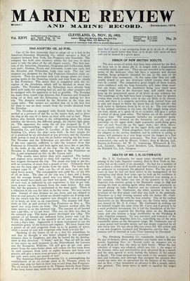 Marine Review (Cleveland, OH), 20 Nov 1902